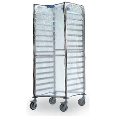 Чехол для тележки размера GN 1/1 антибактериальный поливинилхл. ,H=152,L=62,B=71см прозр.