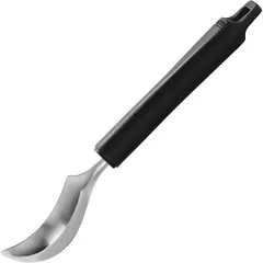 Нож д/авокадо пластик,сталь нерж. D=70/42,L=188мм черный,металлич.