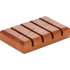 Stand for tablets  oak, varnish , H=3, L=15, B=10 cm  brown.