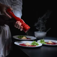 Мельница для перца «Париж "Ю Селект"» лак дерево ,H=40см бордо, изображение 2