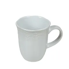 Кружка «Мотив. Воздух» керамика 360мл D=9,H=11см белый, изображение 2