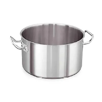 Кастрюля с крышкой сталь нерж. 14,1л D=30,H=20см матовый