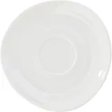 Блюдце «Милк» фарфор D=12/4см белый