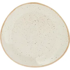 Тарелка «Пунто Бьянка» фарфор ,H=30,L=280,B=255мм белый,черный