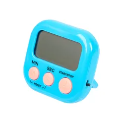 Таймер электронный «Антарес» на магните с настольной подставкой ,H=20,L=70,B=65мм голуб.