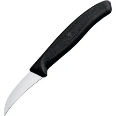 Нож для фигурной нарезки сталь нерж.,пластик ,L=155/55,B=13мм металлич.,черный