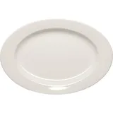 Блюдо «Кашуб-хел» овальное фарфор ,H=55,L=380,B=260мм белый