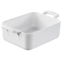 Rectangular portion pan “Bel Cousin”  porcelain  330 ml , H=45, L=120, B=100mm  white