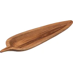 Блюдо «Ива» светлый дуб ,H=3,L=44,B=13см св. дерево