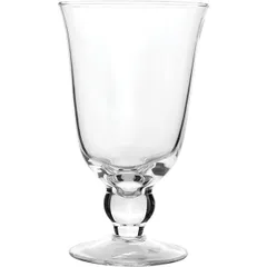 Ваза для цветов на ножке стекло D=84,H=150мм прозр.