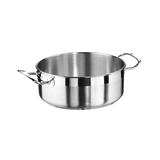 Кастрюля без крышки сталь 3,75л D=240,H=95,L=360,B=250мм металлич.