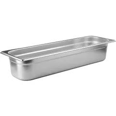 Gastronorm container (2/4)  stainless steel  8 l , H=10, L=53, B=16.2 cm  metal.