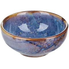 Salad bowl “Iris”  porcelain  150ml  D=100, H=45mm  blue.