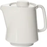 Кофейник «Кашуб-хел» с крышкой фарфор 0,6л D=85,H=130,L=150,B=90мм белый