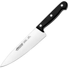 Нож поварской «Универсал» сталь нерж.,полиоксиметилен ,L=286/175,B=44мм черный,металлич.