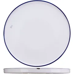Тарелка «Антуанетт» керамика D=260,H=18мм белый,синий