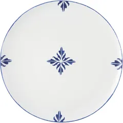 Тарелка мелкая фарфор D=28см белый,синий
