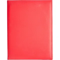 Menu folder leatherette ,L=32,B=25cm red