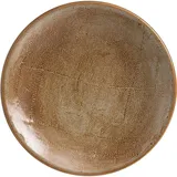 Тарелка «Анфора Алма» мелкая керамика D=25,5см коричнев.