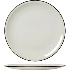 Dish "Chakool Dapple" for pizza  porcelain, porcelain  D=31cm  white, black