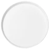 Round dish “Kunstwerk” with side  porcelain  D=22.5cm  white