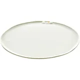 Тарелка «Боксис» с золотой точкой фарфор D=29см белый