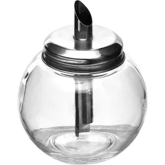 Sugar bowl-dispenser glass 270ml D=45,H=108,L=85,B=85mm clear.