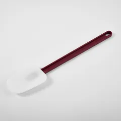 Лопатка жаропрочная силикон,пластик ,L=405/115,B=82мм белый,красный