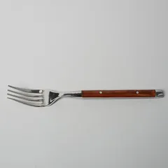 Вилка столовая «Рустик» уцененная сталь нерж.,пластик ,L=20/6,B=2см металлич.