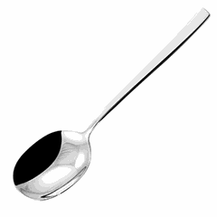 Spoon for broth “Cream”  stainless steel.