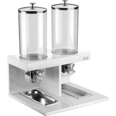 Double muesli pantry station  12 l  D=18, H=66, L=46, B=51 cm  white