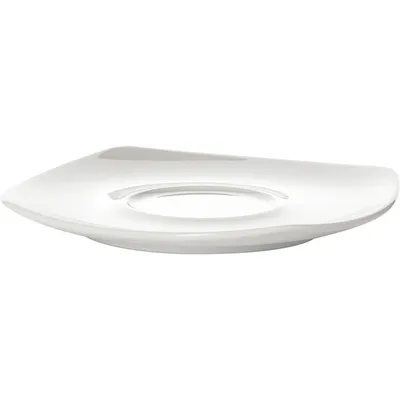 Блюдце «Опшенс» квадратное фарфор ,L=135,B=135мм белый, изображение 2