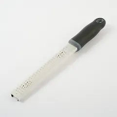 Терка с ручкой сталь нерж.,пластик ,L=325/220,B=25мм металлич.,черный, изображение 2