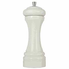 Мельница для соли дерево,сталь нерж. D=65,H=180мм белый