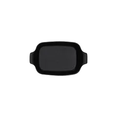 Форма для запекания «Миньон» керамика 0,56л ,H=45,L=220,B=130мм черный, изображение 2