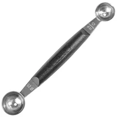 Noisette knife “Ball”  steel, polyprop.  D=25/22, H=15, L=185mm  black, metal.