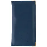 Папка для счетов кожезам. ,L=22,B=12см синий