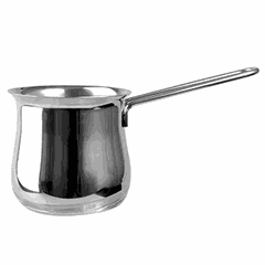 Turk stainless steel 0.71l D=10,H=11cm silver.