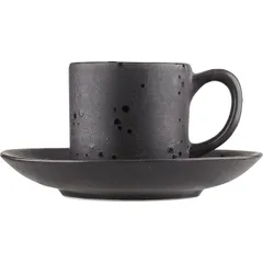 Пара кофейная «Оникс» керамика 100мл D=120,H=65мм черный