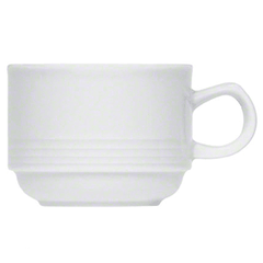 Tea cup “Dialogue”  porcelain  220ml  D=78, H=69mm  white