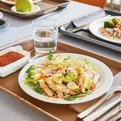 Тарелка «Отельер» мелкая стекло D=235,H=20мм белый, изображение 2