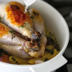 Утятница с крышкой «Революшн» керамика 3,5л ,H=16,L=32,5,B=26,5см белый,желт., изображение 2