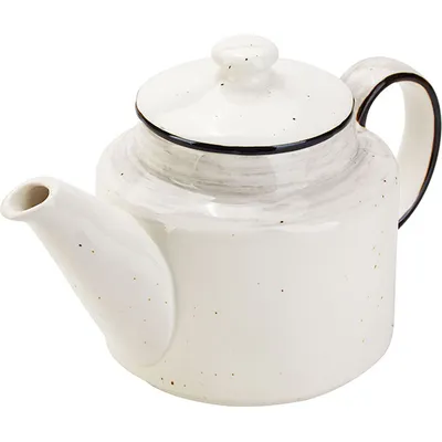 Чайник заварочный «Пастораль» фарфор 0,775л D=80/110,L=215мм серый, Цвет: Серый
