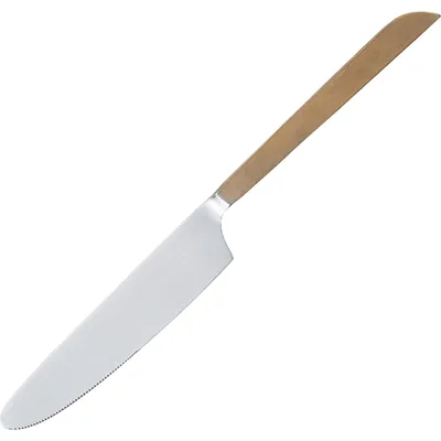 Нож столовый «Концепт №8» сталь нерж. ,L=23см золотой,металлич.