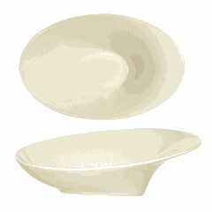 Salad bowl “Silhouette”  porcelain  0.6 l , L=30.4, B=18.8 cm  ivory