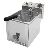 Deep fryer FR8LT steel ,H=31,L=40,B=26cm 3KW metal.