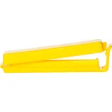 Клипса универс. д/пакетов полипроп. ,L=8см желт.