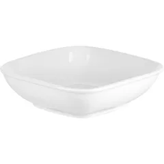 Salad bowl “Kunstwerk” square  porcelain  0.8 l , H=50, L=173, B=173mm  white