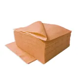 Салфетки бумажные однослойные 33*33см[400шт] шампань