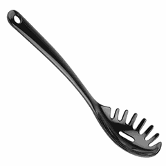 Spaghetti spoon plastic ,L=30.5cm black